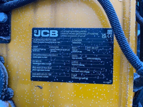 JCB 417 HT Pyöräkuormaaja - Image 11