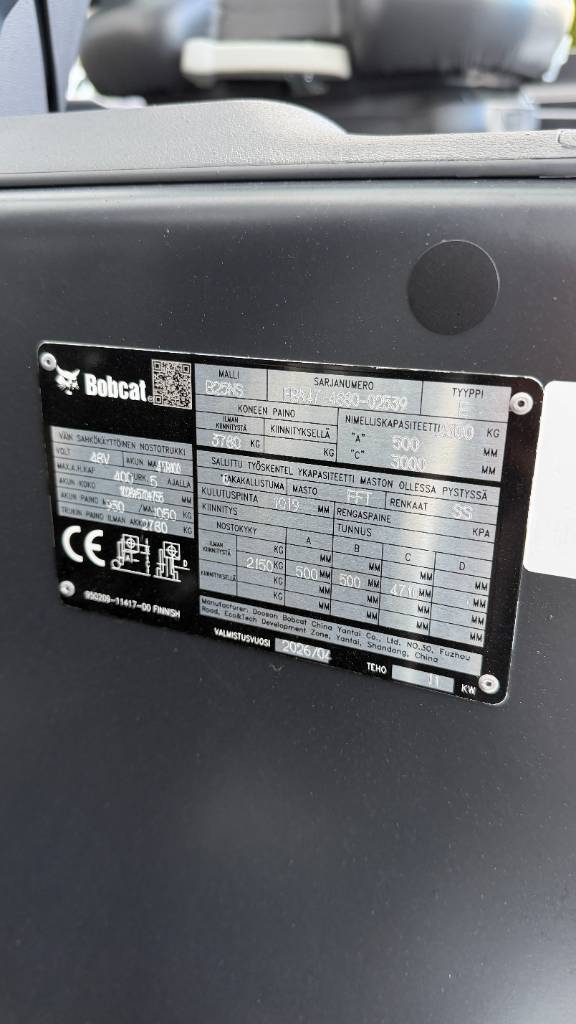 Bobcat B25NS Li-ion Sähkötrukki - Image 11