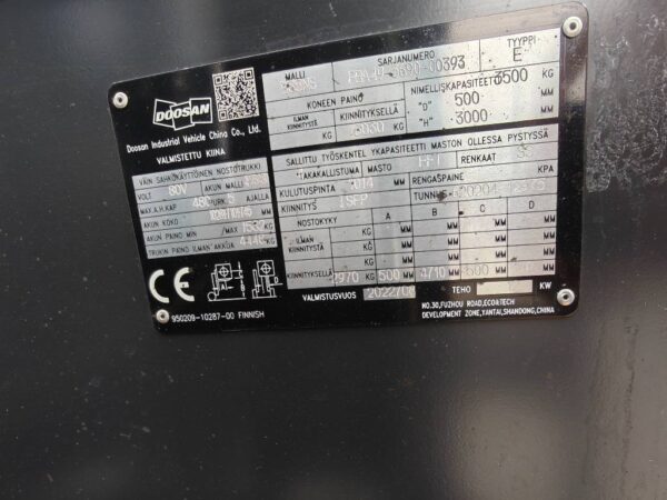Doosan B35NS Sähkötrukki - Image 16