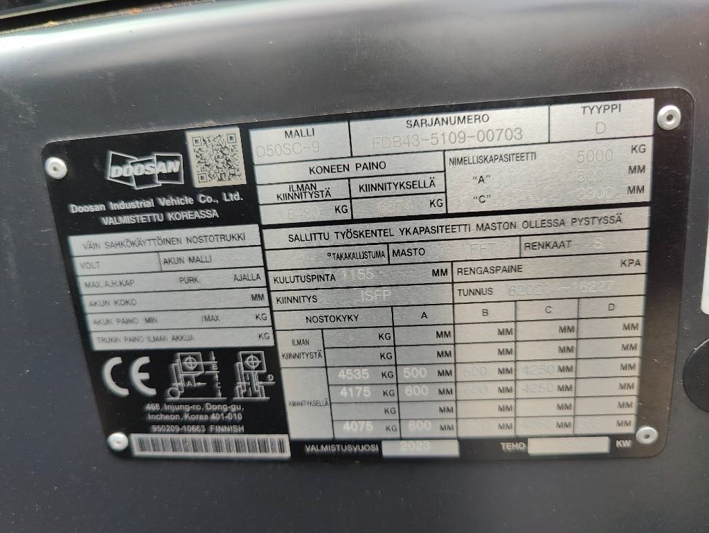 Doosan D50SC-9 Diesel - Image 12