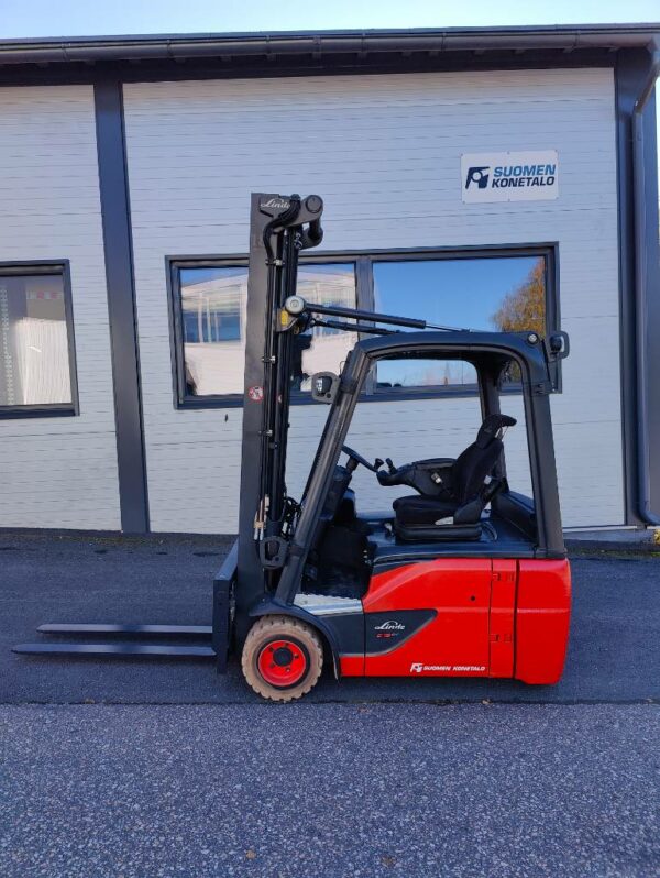 Myydään Linde E18-02 6070 mm nostokorkeus!