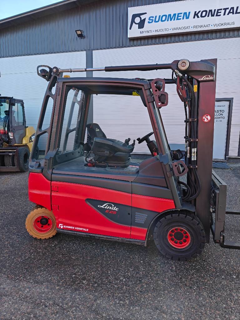 Linde E25L sähkötrukki hyvällä akulla! - Image 2