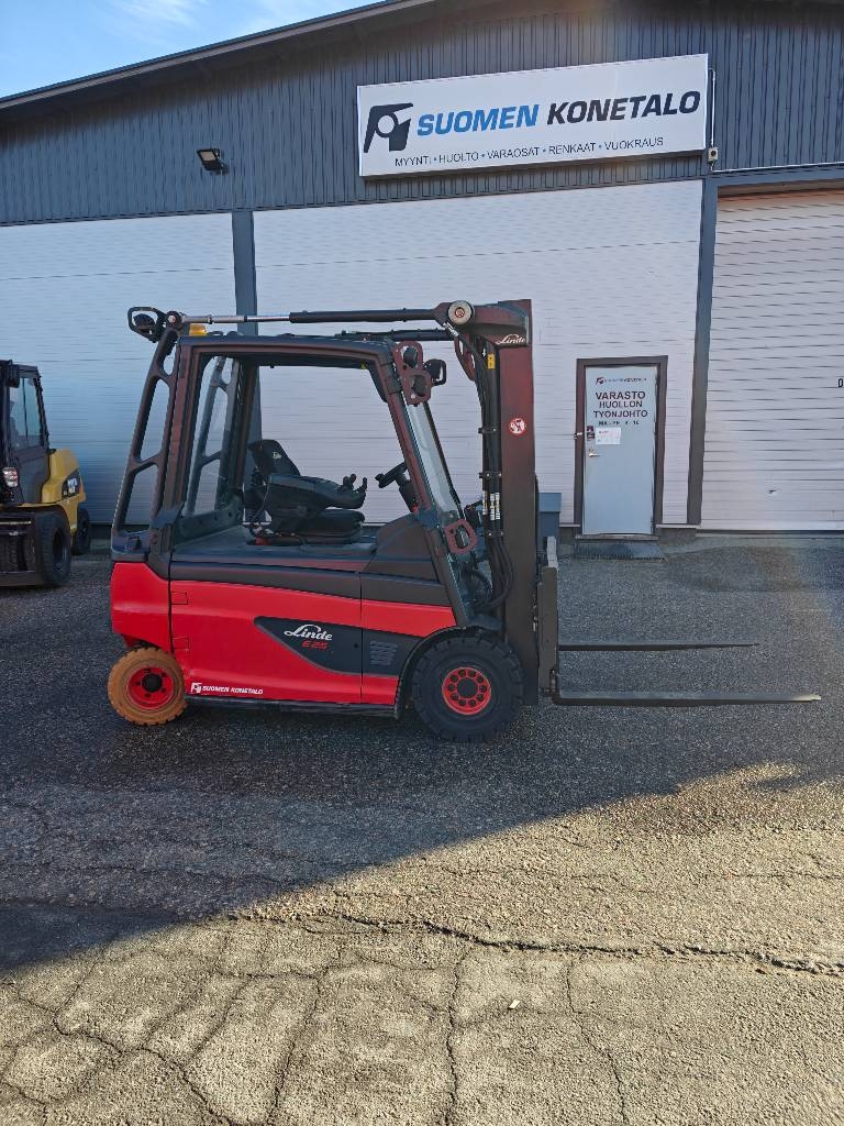Linde E25L sähkötrukki hyvällä akulla! - Image 5