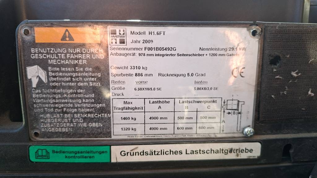 Hyster H1.6FT dieseltrukki - Image 13