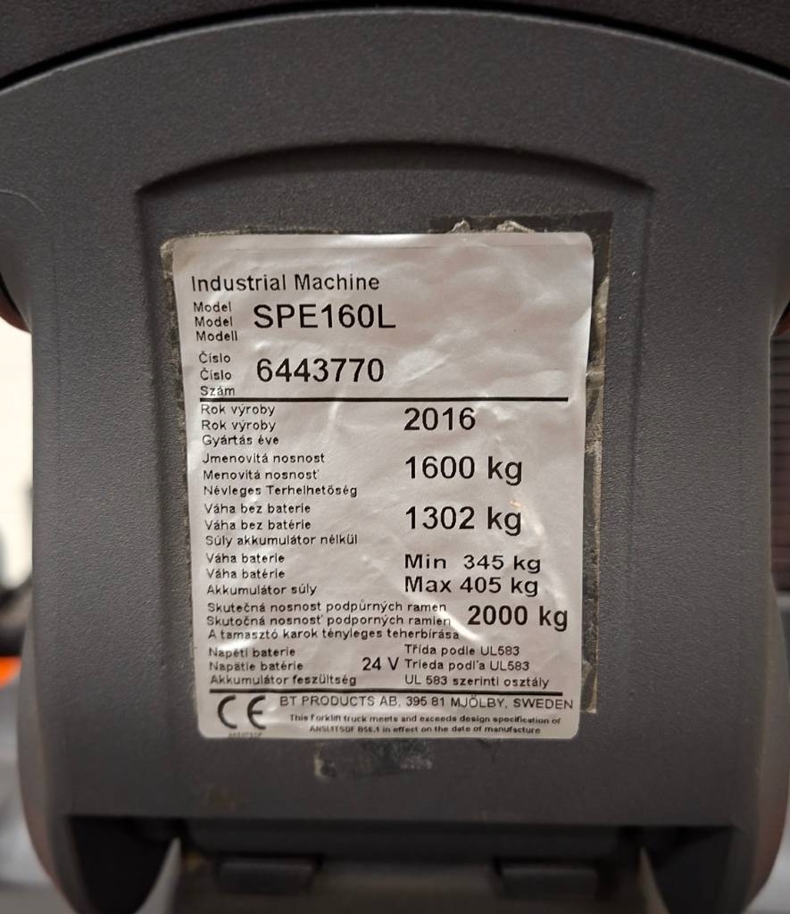 BT SPE160L Pinontavaunu perusnostolla - Image 9